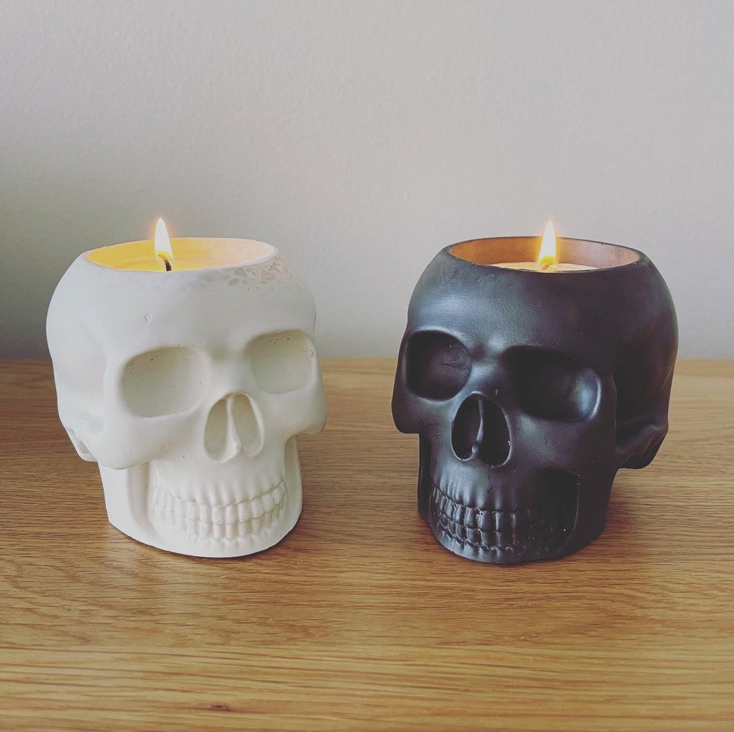 Skull Candle - coffee scented