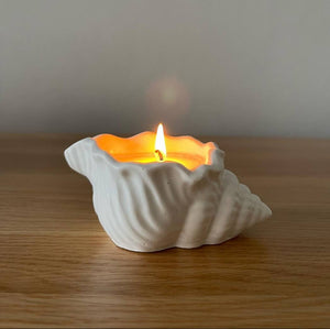 Shell Candle - coffee scented
